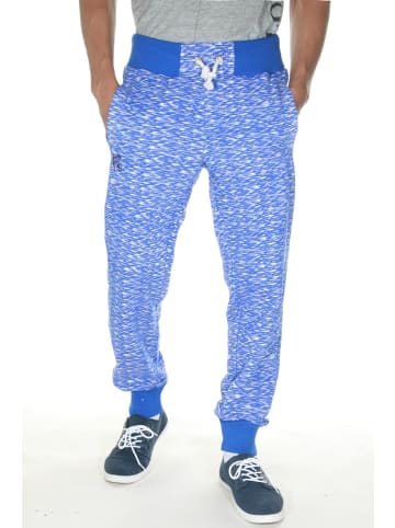 FIOCEO Sweatpants in blau/ecru