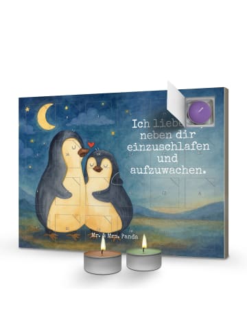 Mr. & Mrs. Panda adventskalender duftkerzen Pinguine Einschlafen... in Weiß