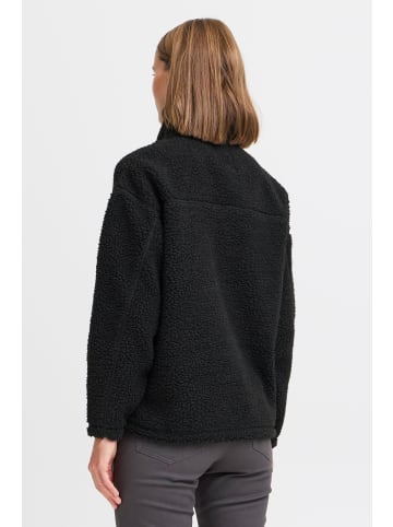 Oxmo Fleecejacke OXTOVINE in Schwarz