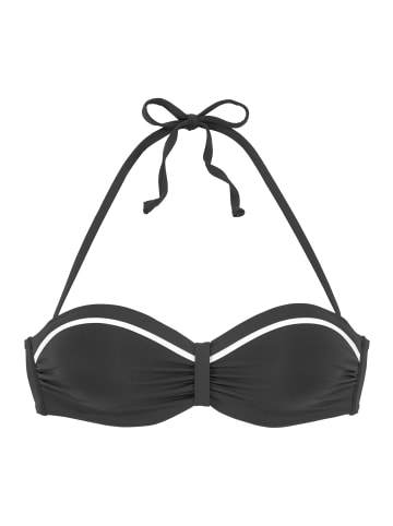 Vivance Bügel-Bandeau-Bikini-Top in schwarz