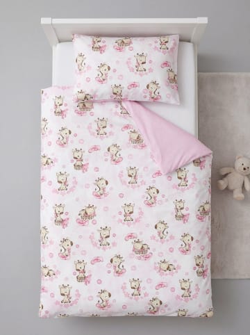 TupTam Kinder Bettwäsche 2-Teilig in rosa Modell 1