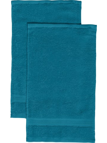 REDBEST Frottier Gästetuch 2er-Pack Chicago in petrol