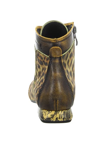 SIMEN Schnürstiefeletten in gelb