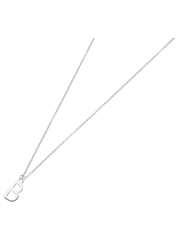 Smart Jewel Collier Mit Buchstabe B in Silber