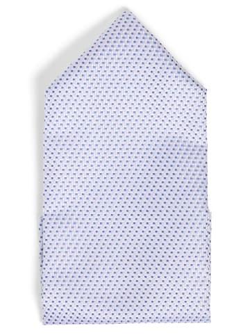 Finshley & Harding London Fliege und Einstecktuch in rosa marine - 0002