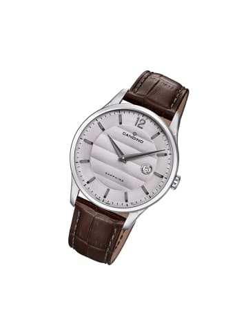 Candino Analog-Armbanduhr Candino Classic braun groß (ca. 41mm)