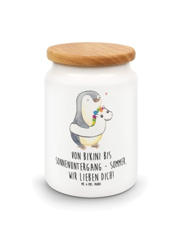 Mr. & Mrs. Panda behälter Sommer Meer Strand mit Spruch in Weiß