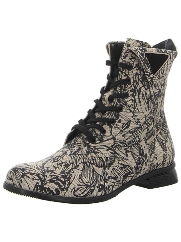 SIMEN Schnürstiefelette in beige