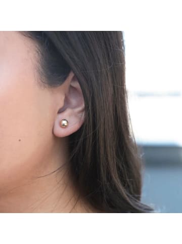 Lucardi 375 Gold Ohrringe Rund