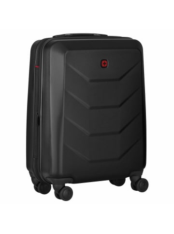 Wenger Prymo - 4-Rollen-Kabinentrolley 55 cm erw. (black) in schwarz