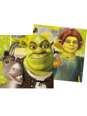 Wisam Shrek Abenteuer Papierservietten 20 Stück, 33x33 cm