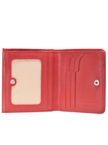 Esquire Helena Geldbörse Leder 10 cm rot