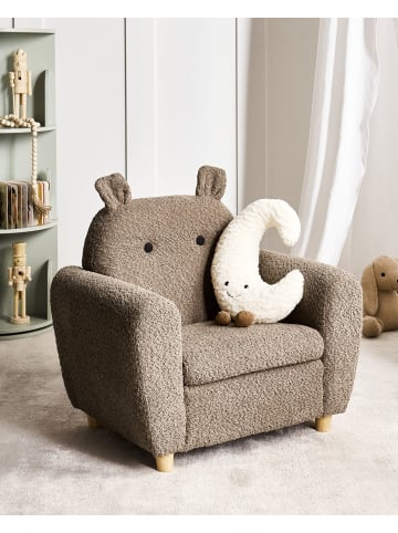 Beliani Kindersessel MARIBO in Braun - (W) 61 x (H) 59 x (L) 44 cm