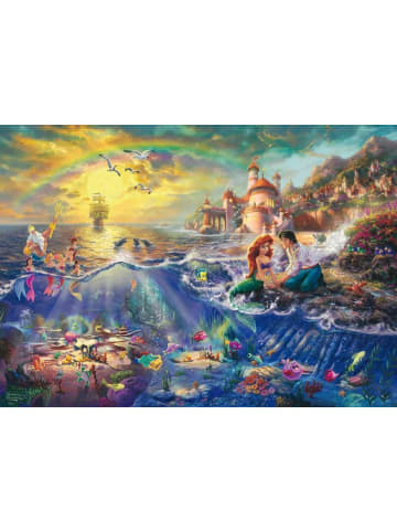 Schmidt Spiele Thomas Kinkade, Disney Kleine Meerjungfrau Arielle. 1000 Teile Puzzle