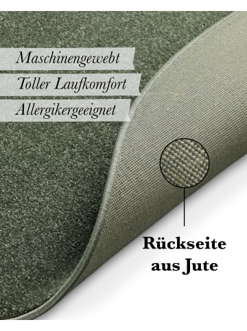 Wecon Home Kurzflorteppich Freja in laub grün