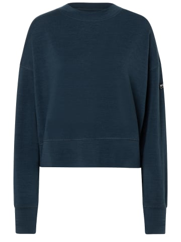 super.natural Merino Sweatshirt KRISSINI SWEATER in blau