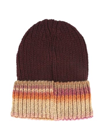 BREITER Strickmütze in rot