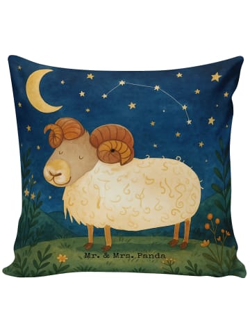 Mr. & Mrs. Panda Deko Kissen Sternzeichen Widder Design ohne Spruch in Weiß