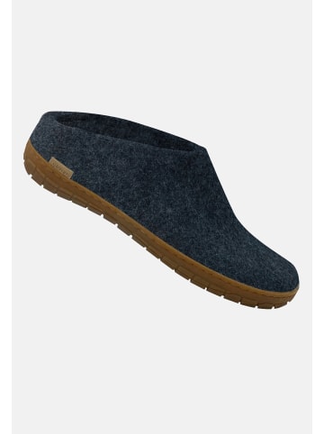 glerups Pantoffeln Kautschuksohle in Denim