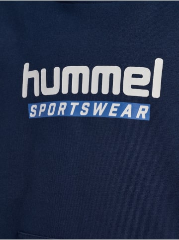 Hummel Kinder Hoodie "Logo Hoodie" in Blau