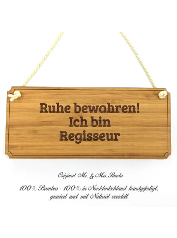 Mr. & Mrs. Panda Türschild Regisseur mit Spruch in Keine Angabe