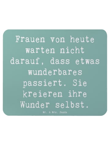 Mr. & Mrs. Panda Mousepad Spruch Hoffnung schaffen mit Spruch in Meeresbrise