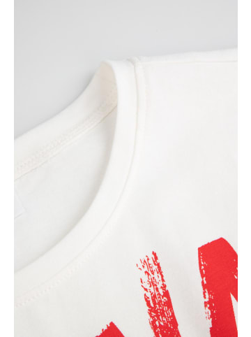 Coccodrillo T-Shirt mit kurzen Ärmeln in ecru