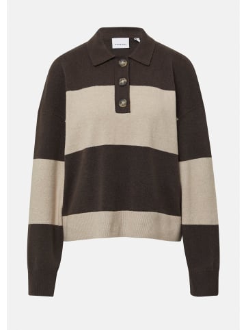 comma Strickpullover in 84X8_dunkelbraun