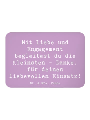 Mr. & Mrs. Panda magnet Spruch Liebevolle Erzieher mit Spruch in Lavendeltraum