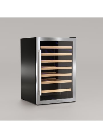 Les Petits Champs Weinkühlschrank 48 Flaschen CAVC48 Silber Energieklasse G