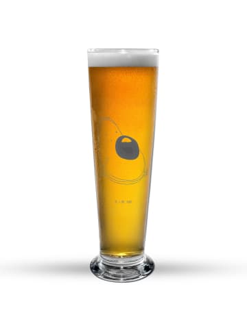 Mr. & Mrs. Panda Weizen Glas Avocado Schwangerschaft ohne Spruch in Transparent