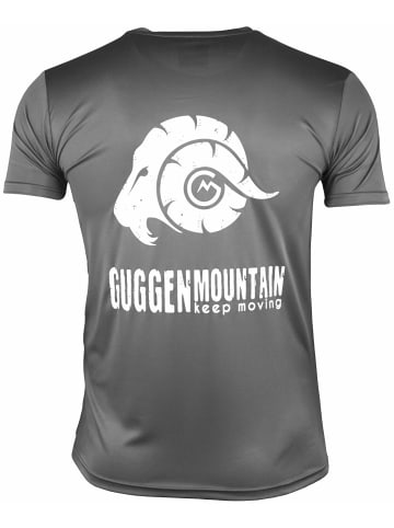 GUGGEN MOUNTAIN Funktionsshirt Uni in Dunkelgrau