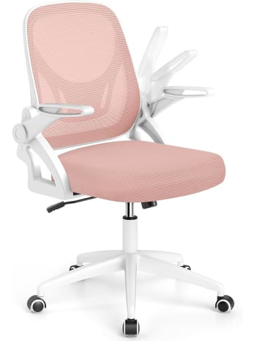 COSTWAY Bürostuhl in Rosa