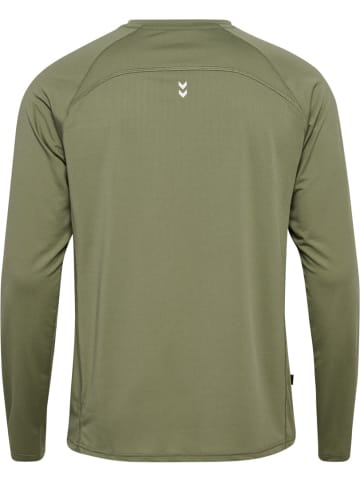 Hummel T-Shirt "Pulse Workout T-Shirt Longsleeve" in Grün