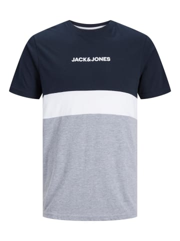 Jack & Jones T-Shirt JJEREID BLOCKING in Mehrfarbig