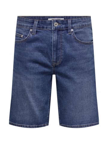 Only&Sons Shorts 'Weft Pim' in blau
