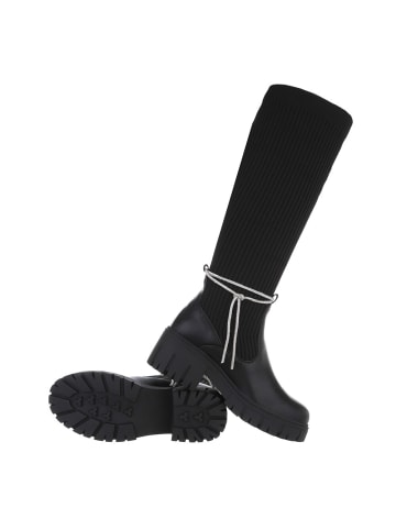 Ital-Design Stiefel in Schwarz