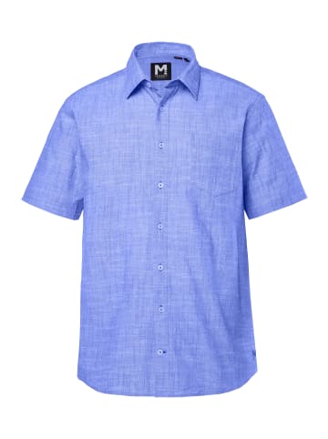 Men Plus Hemd in azurblau