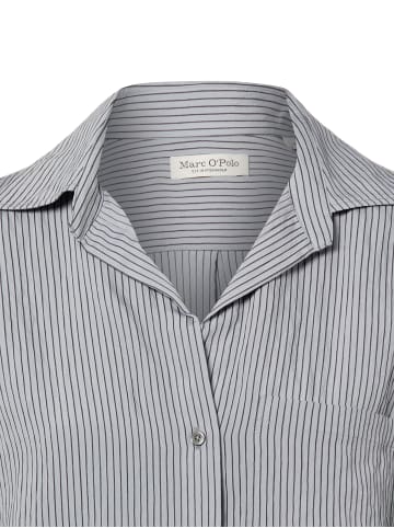 Marc O'Polo Hemdbluse in hellgrau anthrazit - 0002