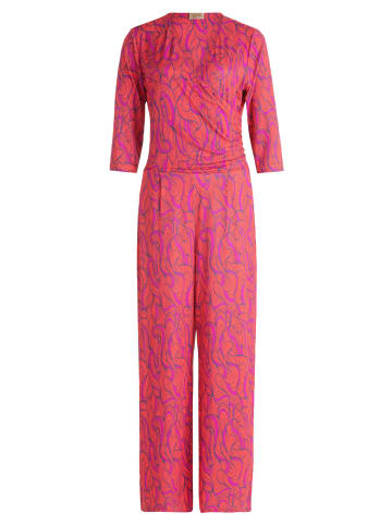 CARTOON Jumpsuit mit weitem Bein in Orange/Purple