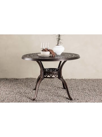 ebuy24 Cafetisch Coimbra Braun 100 x 100 cm