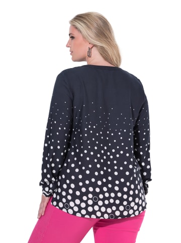 MIAMODA Bluse in schwarz