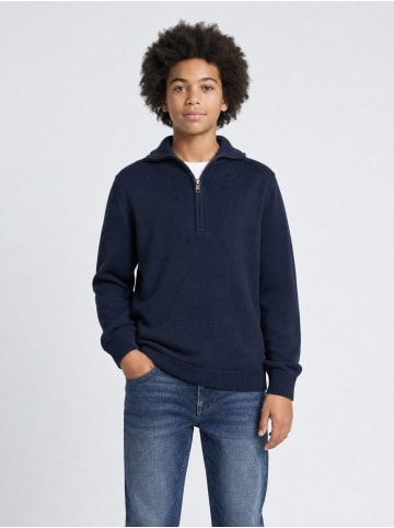 Petrol Industries Strickpullover mit Reißverschluss ironshore in Blau