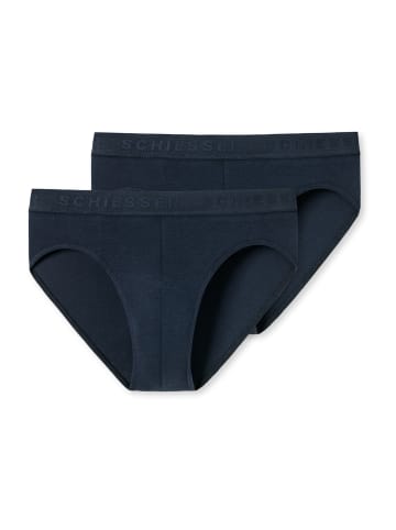 Schiesser Slips 2er-Pack Basic Kids in nachtblau