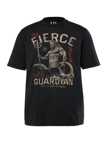 JP1880 Kurzarm T-Shirt in schwarz