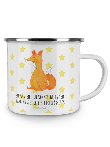 Mr. & Mrs. Panda Trinkbecher Einhorn Wunsch mit Spruch in Weiß
