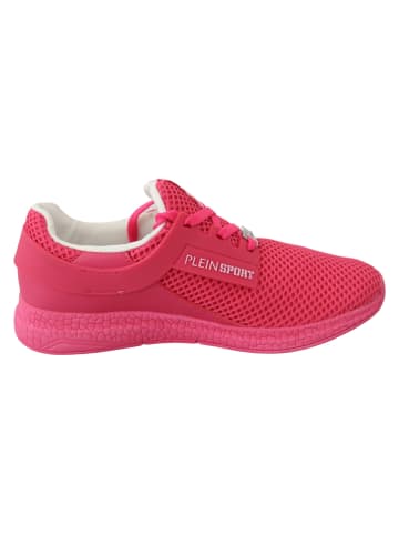 Plein Sport Pink Fuchsia Rübenrot Polyester Runner Becky Sneaker Schuhe