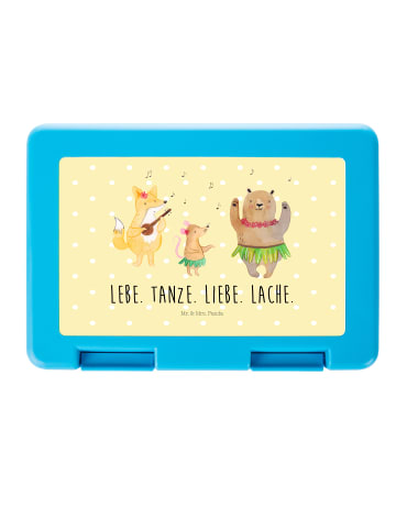 Mr. & Mrs. Panda Bento Box Waldtiere Aloha mit Spruch in Gelb Pastell
