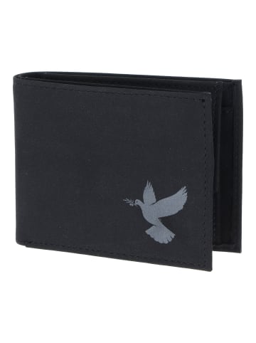oxmox New Cryptan Geldbörse RFID Schutz 11 cm schwarz-freedom pigeon grey