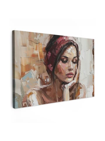 MuchoWow Leinwand bilder Rosa